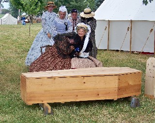 The Mourners are overcome with emotion